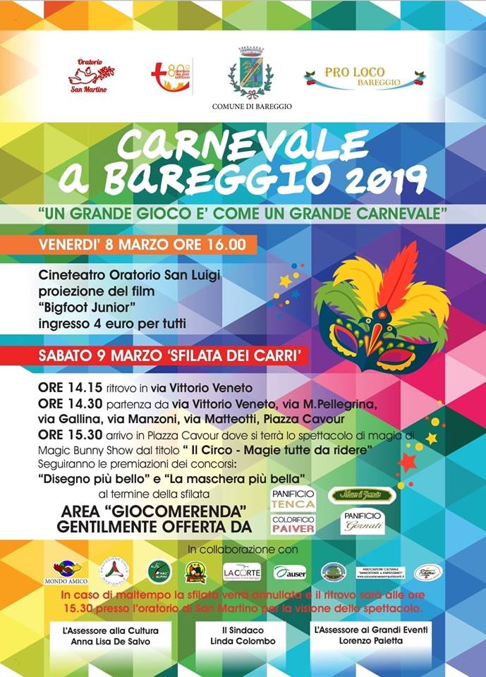 UN GRANDE GIOCO E’ COME UN GRANDE CARNEVALE