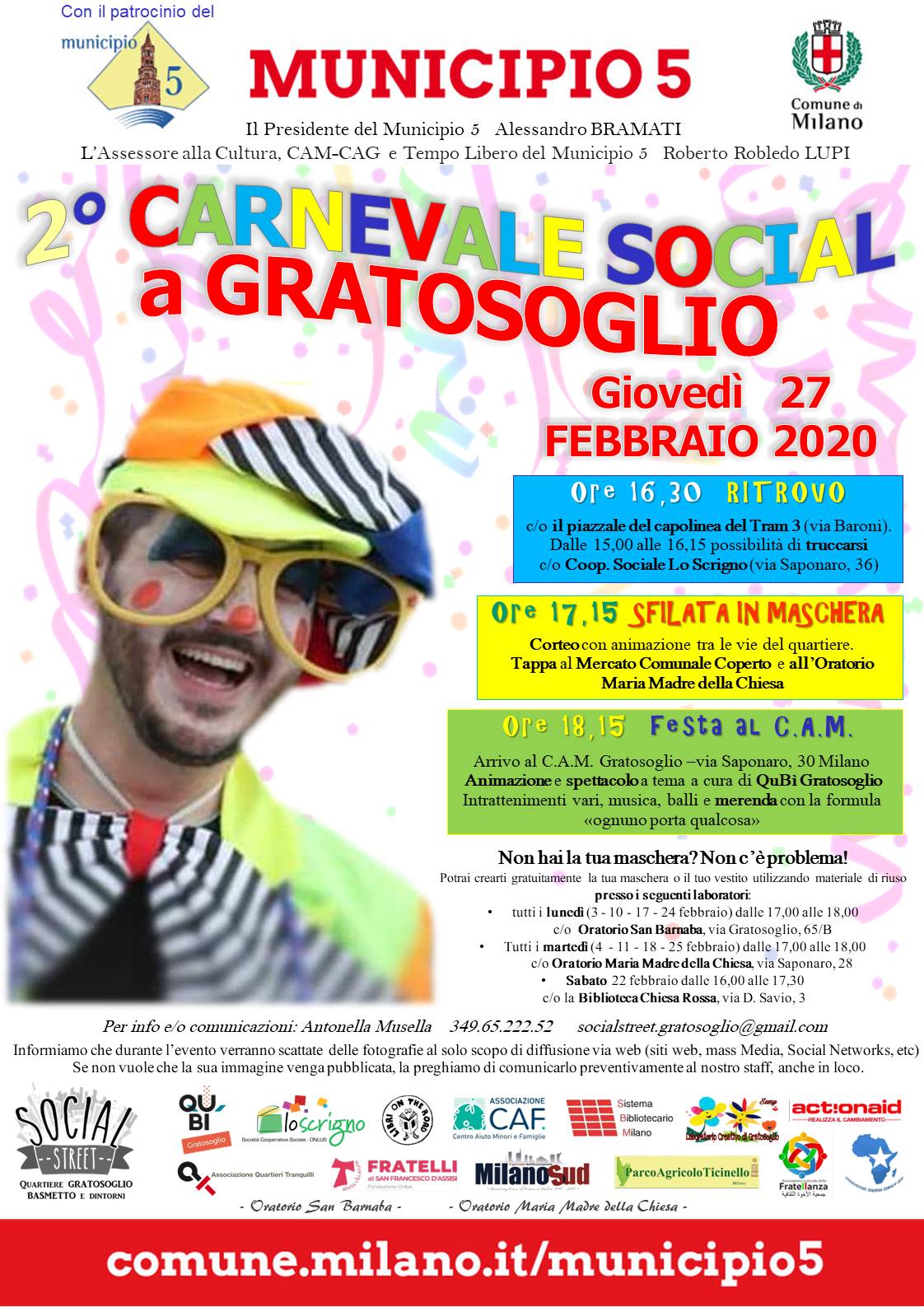 PARATA – 2° CARNEVALE SOCIAL A GRATOSOGLIO