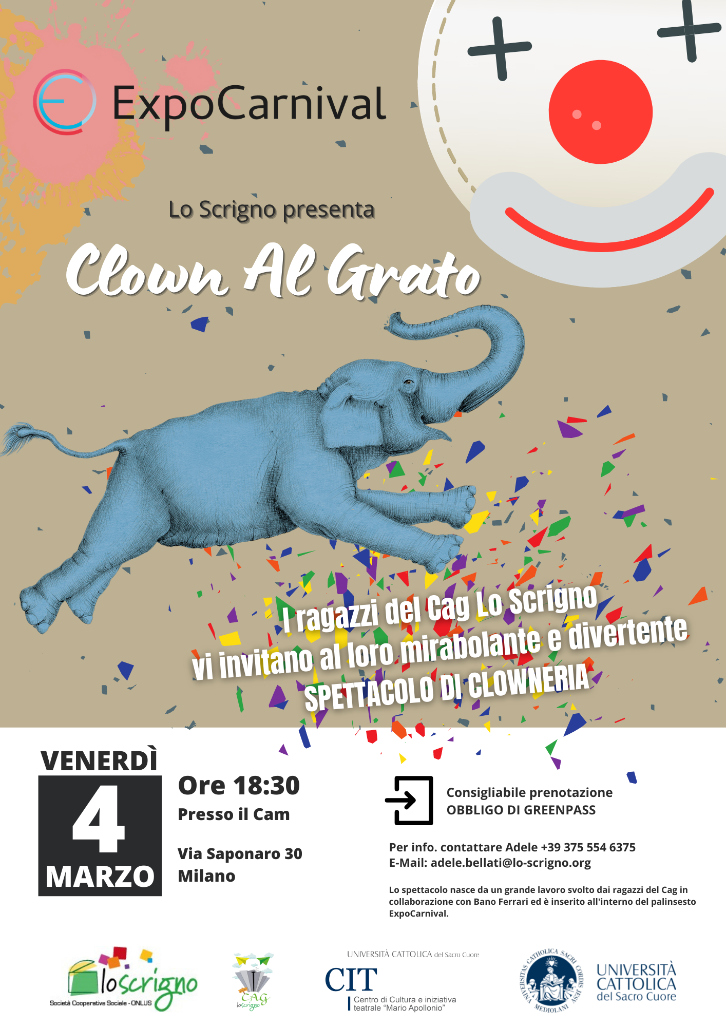 Lo Scrigno presenta Clown Al Grato